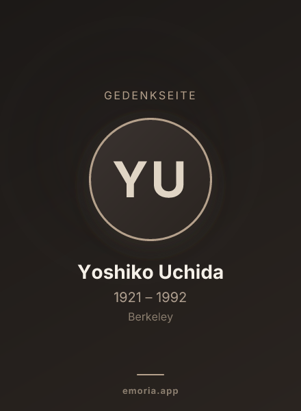 Gedenkportrait von Yoshiko Uchida