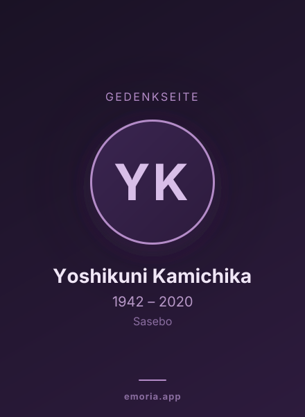 Gedenkportrait von Yoshikuni Kamichika