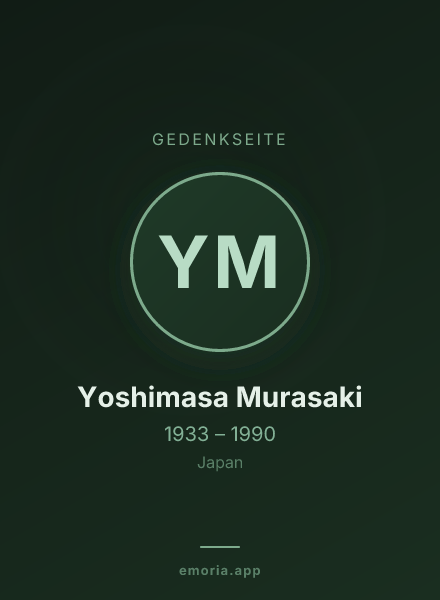 Gedenkportrait von Yoshimasa Murasaki