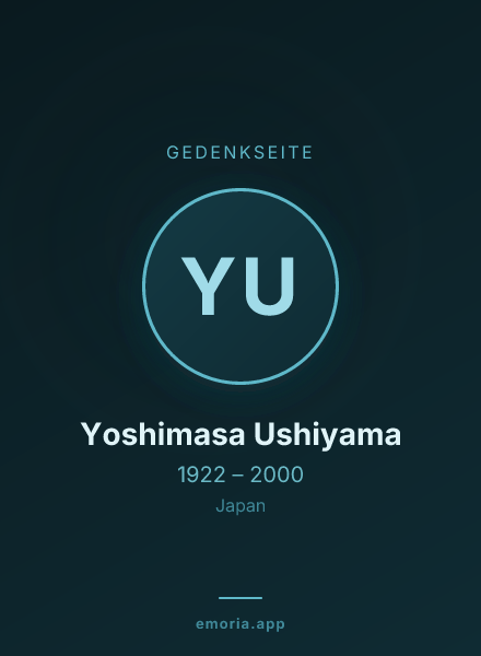 Gedenkportrait von Yoshimasa Ushiyama