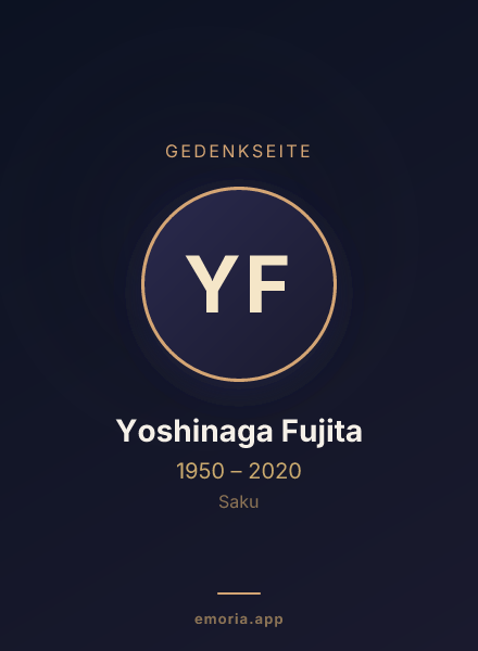 Gedenkportrait von Yoshinaga Fujita