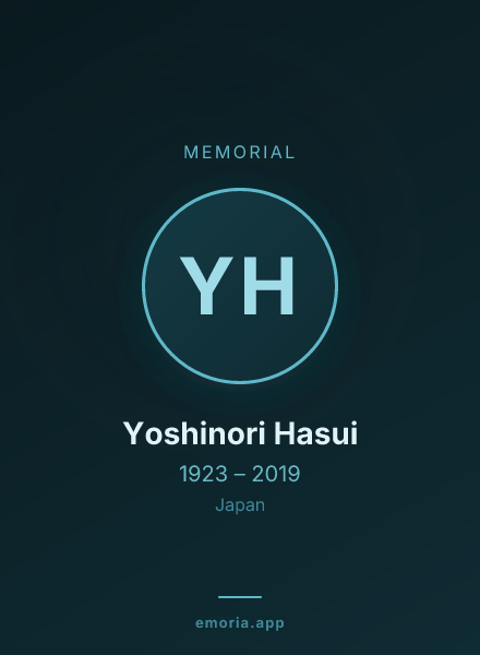 Memorial portrait of Yoshinori Hasui