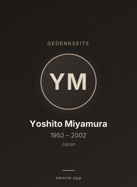 Gedenkportrait von Yoshito Miyamura