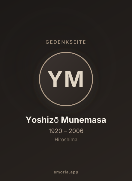 Gedenkportrait von Yoshizō Munemasa