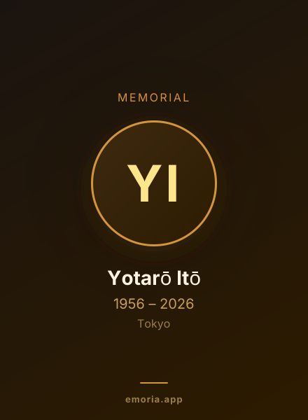 Memorial portrait of Yotarō Itō