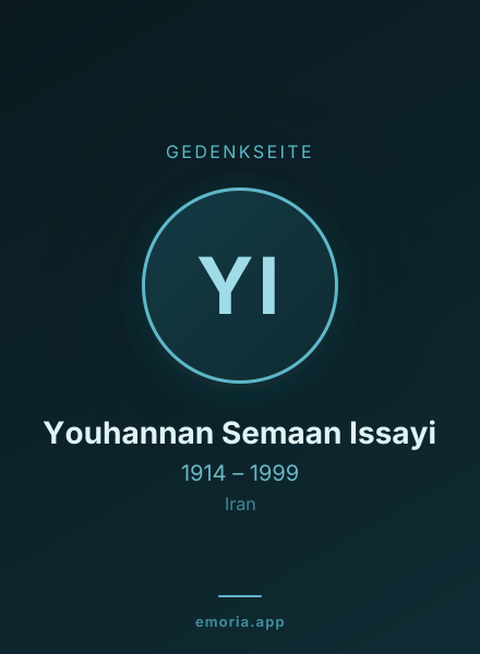 Gedenkportrait von Youhannan Semaan Issayi