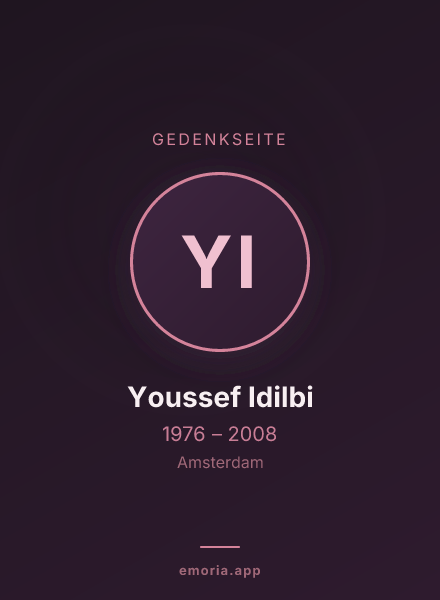 Gedenkportrait von Youssef Idilbi