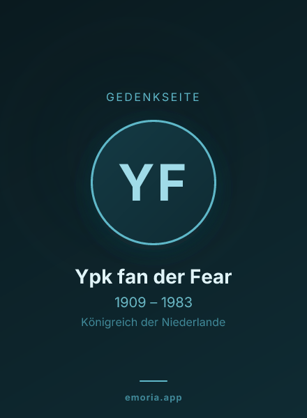 Gedenkportrait von Ypk fan der Fear