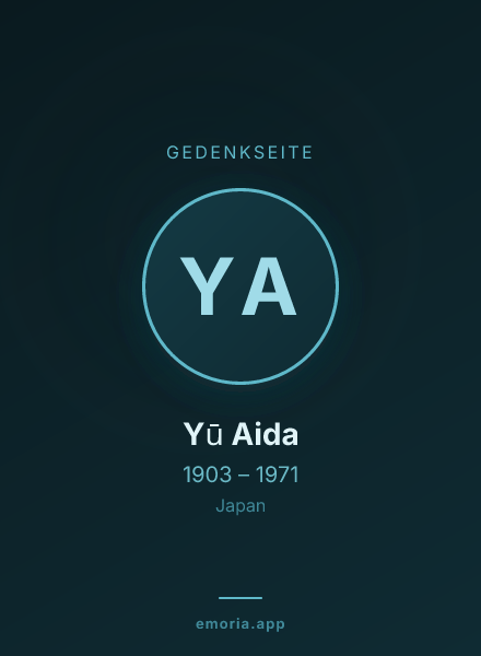 Gedenkportrait von Yū Aida