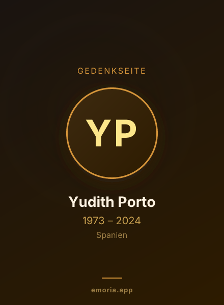 Gedenkportrait von Yudith Porto