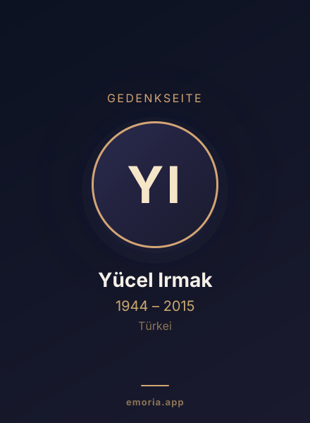 Gedenkportrait von Yücel Irmak