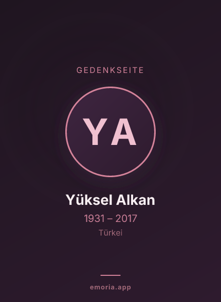 Gedenkportrait von Yüksel Alkan