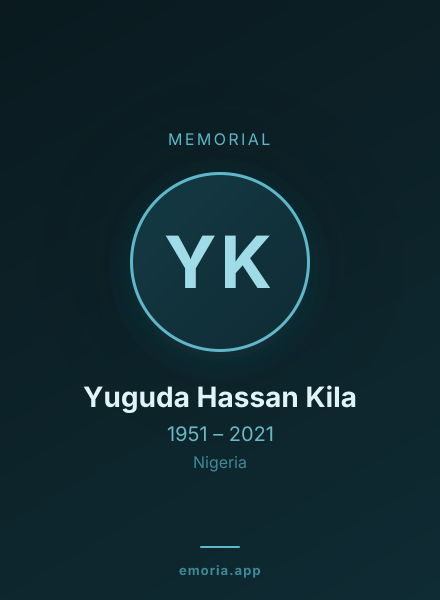 Memorial portrait of Yuguda Hassan Kila