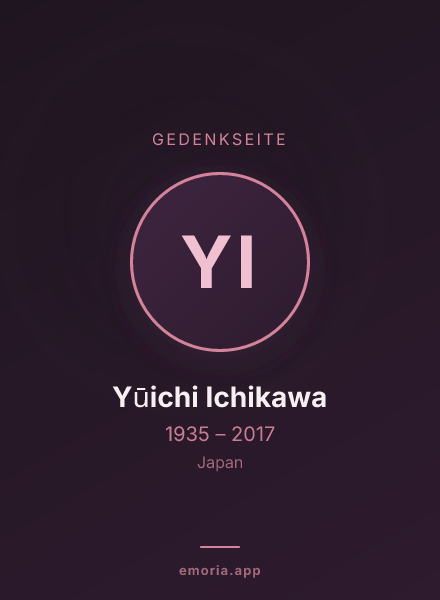 Gedenkportrait von Yūichi Ichikawa
