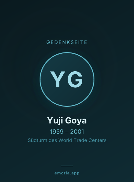 Gedenkportrait von Yuji Goya