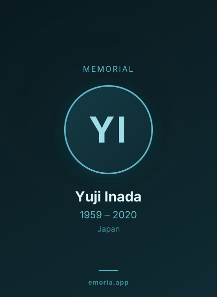 Memorial portrait of Yuji Inada