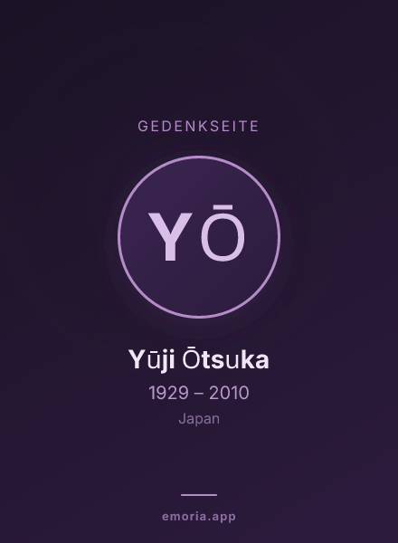 Gedenkportrait von Yūji Ōtsuka