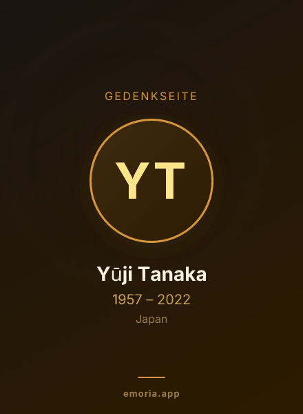 Gedenkportrait von Yūji Tanaka