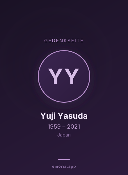 Gedenkportrait von Yuji Yasuda