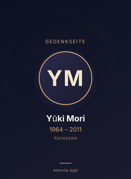 Gedenkportrait von Yūki Mori