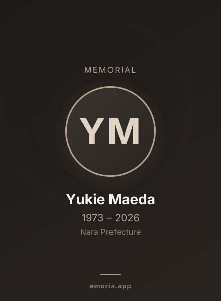 Memorial portrait of Yukie Maeda