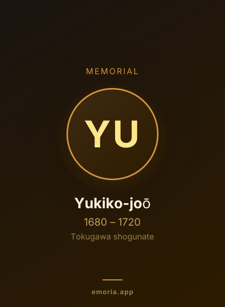 Memorial portrait of Yukiko-joō