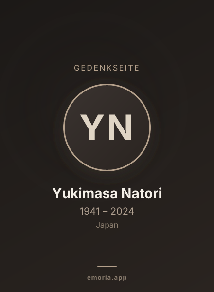 Gedenkportrait von Yukimasa Natori