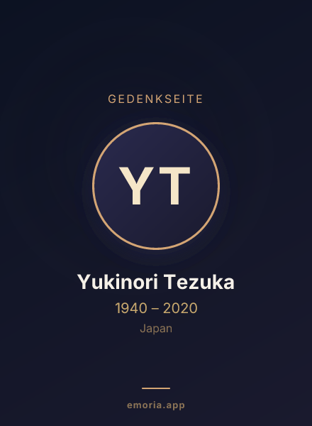 Gedenkportrait von Yukinori Tezuka