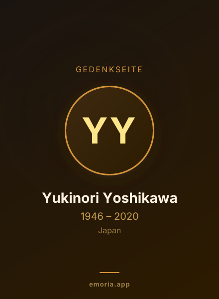 Gedenkportrait von Yukinori Yoshikawa
