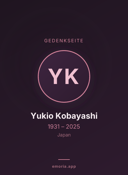 Gedenkportrait von Yukio Kobayashi