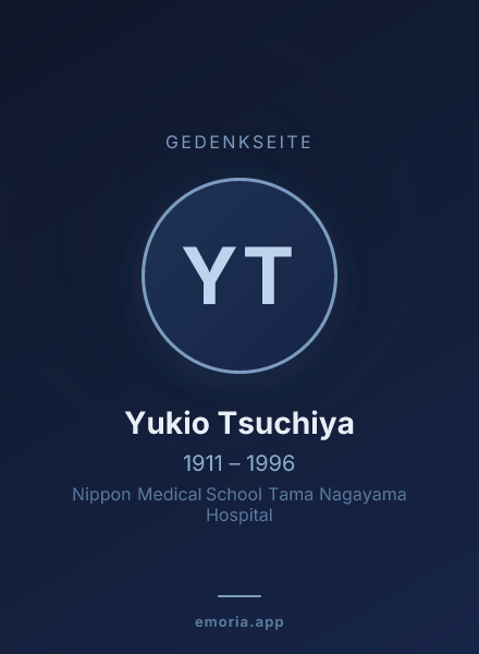 Gedenkportrait von Yukio Tsuchiya