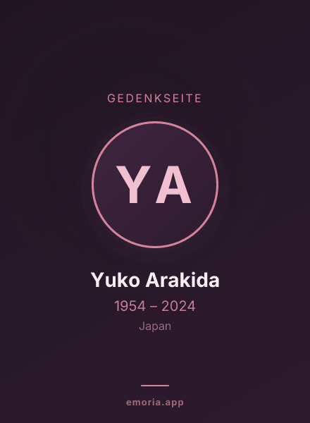 Gedenkportrait von Yuko Arakida