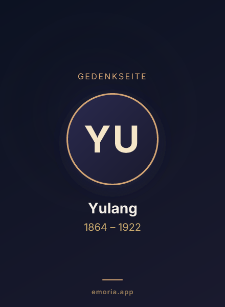 Gedenkportrait von Yulang