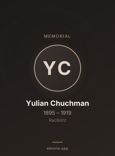 Memorial portrait of Yulian Chuchman