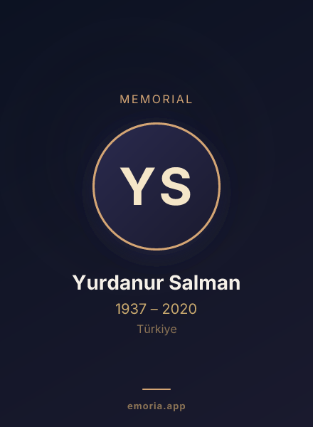 Memorial portrait of Yurdanur Salman