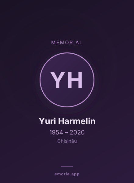 Memorial portrait of Yuri Harmelin
