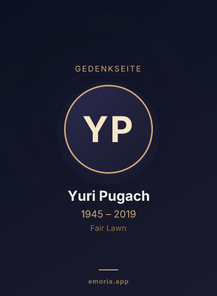 Gedenkportrait von Yuri Pugach