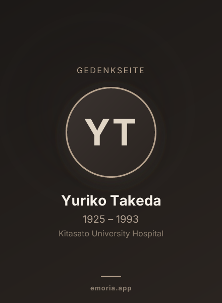 Gedenkportrait von Yuriko Takeda