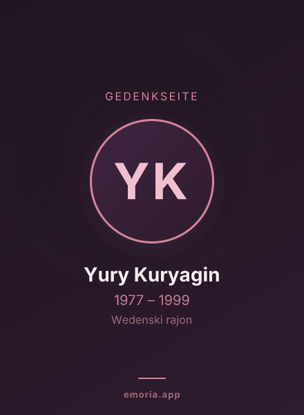 Gedenkportrait von Yury Kuryagin