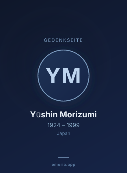 Gedenkportrait von Yūshin Morizumi