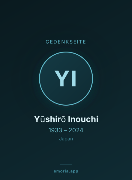 Gedenkportrait von Yūshirō Inouchi