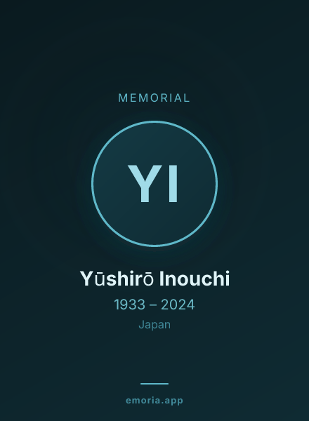Memorial portrait of Yūshirō Inouchi