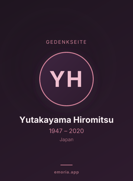 Gedenkportrait von Yutakayama Hiromitsu
