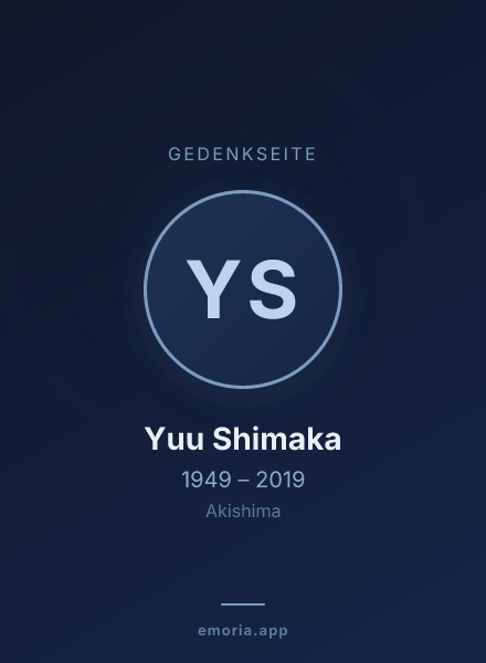 Gedenkportrait von Yuu Shimaka