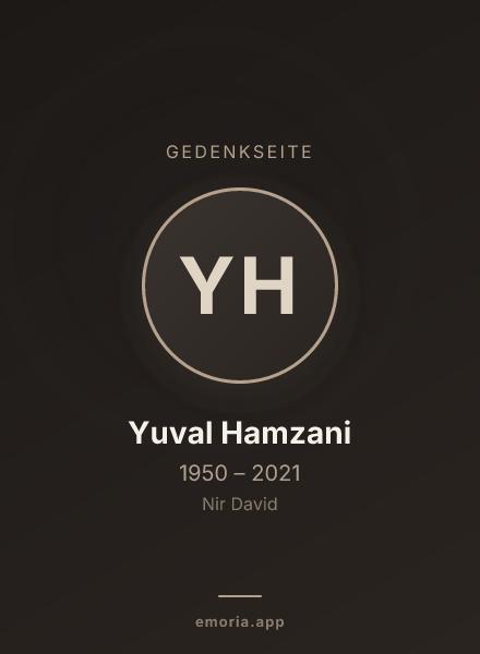 Gedenkportrait von Yuval Hamzani
