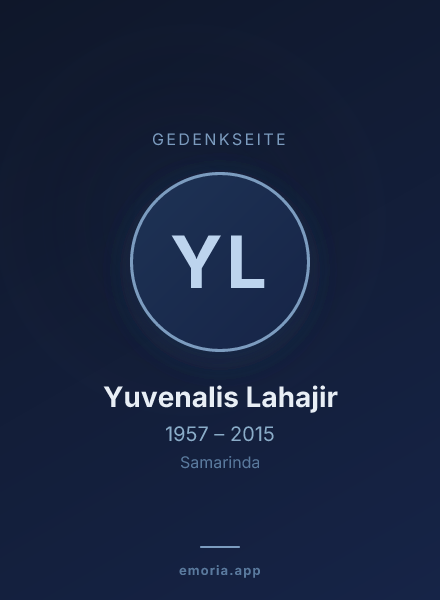 Gedenkportrait von Yuvenalis Lahajir