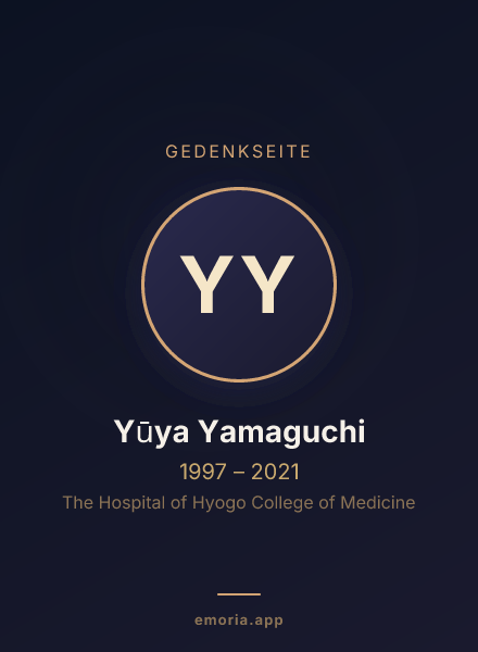 Gedenkportrait von Yūya Yamaguchi