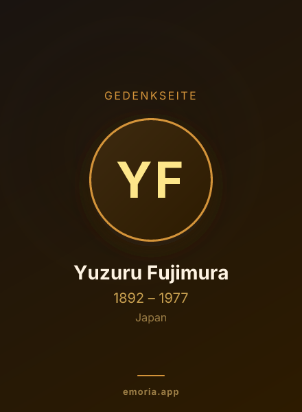 Gedenkportrait von Yuzuru Fujimura