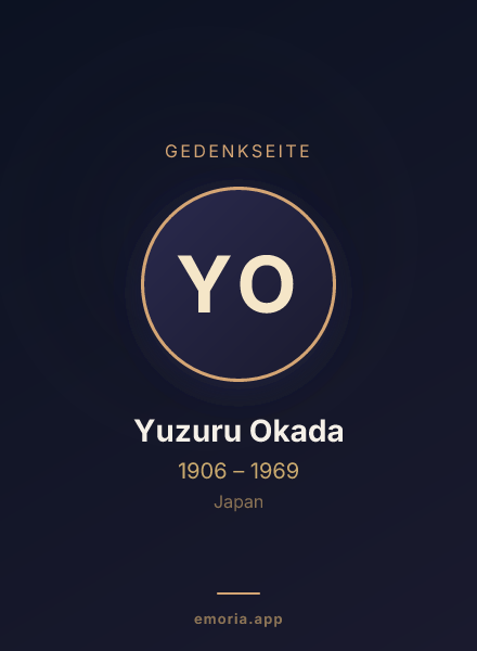 Gedenkportrait von Yuzuru Okada