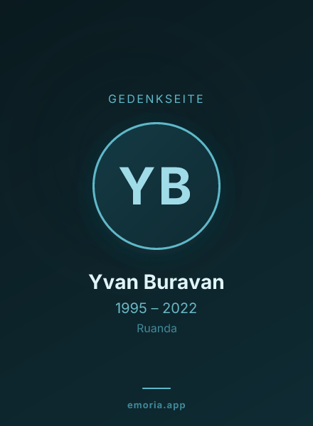 Gedenkportrait von Yvan Buravan
